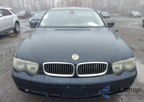 2004 BMW 745I z USA, uszkodzony, nr VIN WBAGL63514DP73135